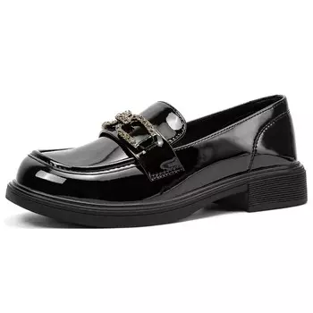 Лоферы женские черные Oms