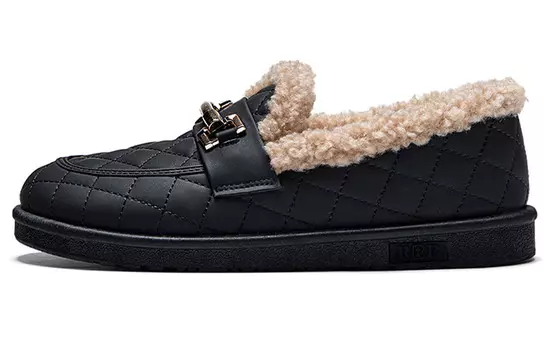 Лоферы женские черные Renben