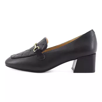 Лоферы женские черные Tranoi