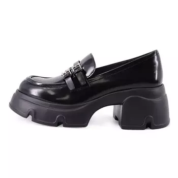 Лоферы женские черные Tranoi