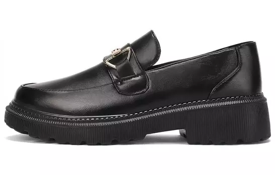 Лоферы женские черные Warrior