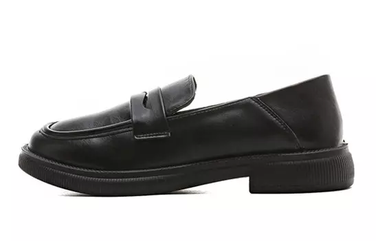 Лоферы женские черные Warrior