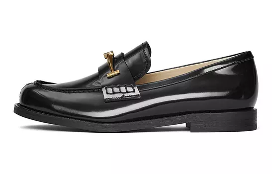 Лоферы женские черный 73Hours