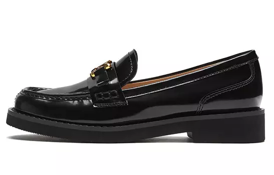 Лоферы женские черный 73Hours