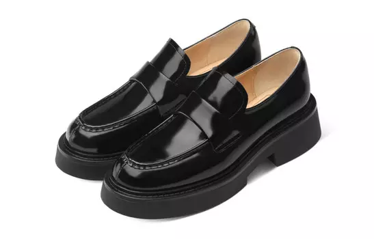 Лоферы женские черный 7Or9