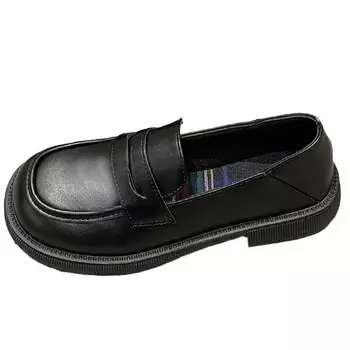 Лоферы женские черный Baibianzhiheren