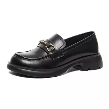 Лоферы женские черный Baijihong