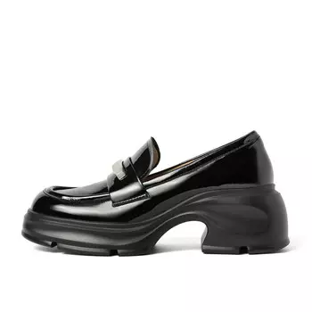 Лоферы женские черный Belle