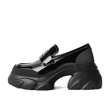 Лоферы женские черный Belle