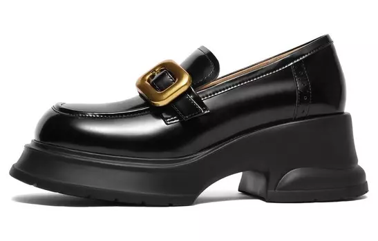 Лоферы женские черный Belle