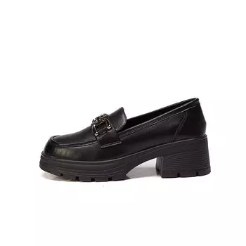 Лоферы женские черный Bull Charm