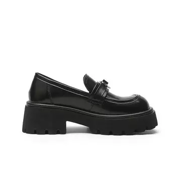 Лоферы женские черный Camantha