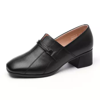 Лоферы женские черный Cigna