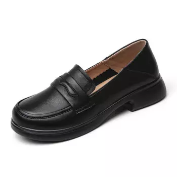 Лоферы женские черный Cigna