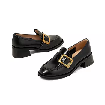 Лоферы женские черный Comely