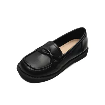 Лоферы женские черный Dme