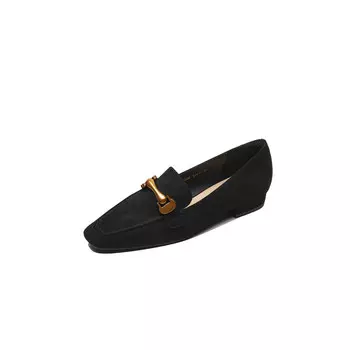 Лоферы женские черный Dme