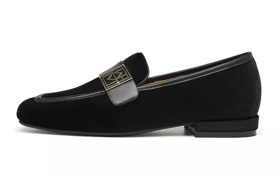 Лоферы женские черный Eblan