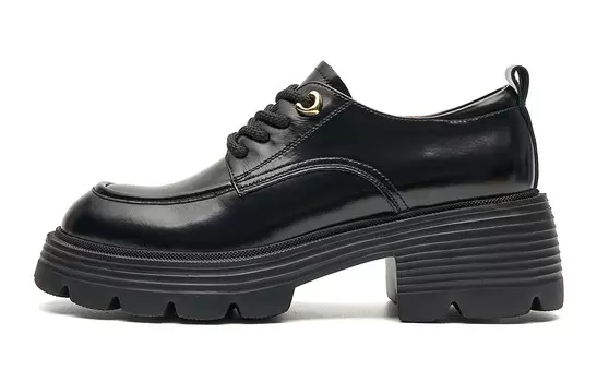 Лоферы женские черный Eblan