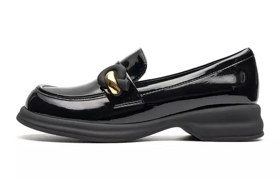 Лоферы женские черный Eblan