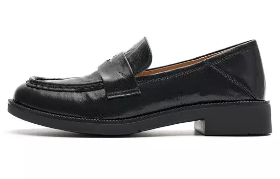 Лоферы женские черный Eblan