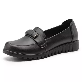 Лоферы женские черный Egchi