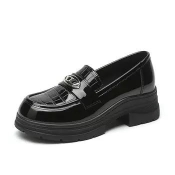 Лоферы женские черный Exull Q