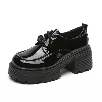 Лоферы женские черный Exull Q