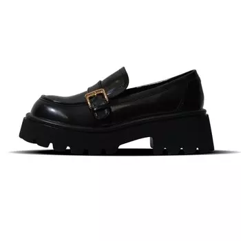 Лоферы женские черный Eygpap