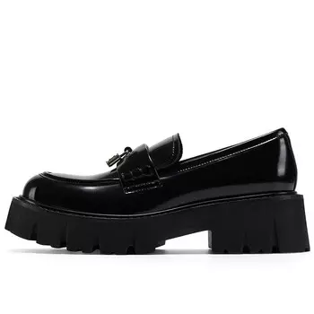 Лоферы женские черный Gg-Cc