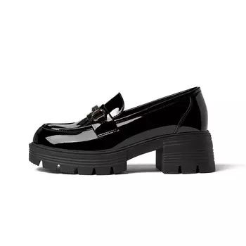 Лоферы женские черный Josiny