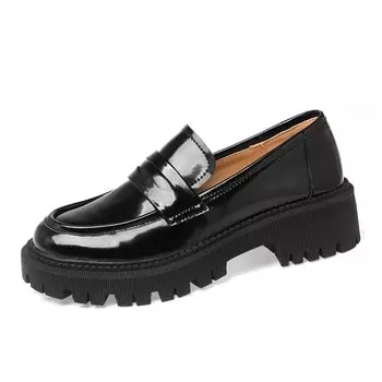 Лоферы женские черный Kemeilian