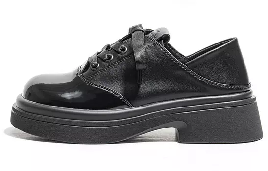 Лоферы женские черный La Chapelle