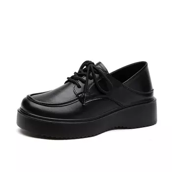 Лоферы женские черный Lianghuo