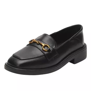 Лоферы женские черный Luji