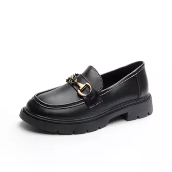 Лоферы женские черный Medd