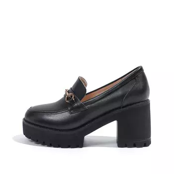 Лоферы женские черный Mulinsen