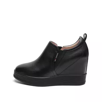 Лоферы женские черный Mulinsen