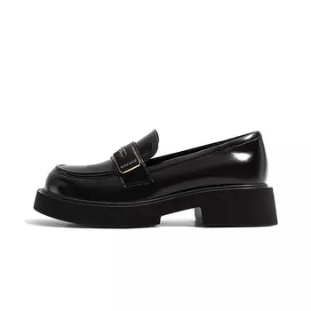 Лоферы женские черный Old Meow