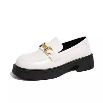 Лоферы женские черный Ouumeis