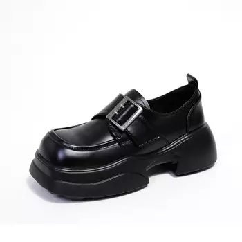 Лоферы женские черный Ouumeis