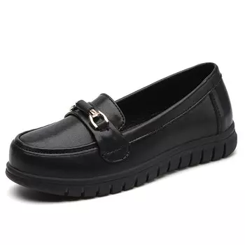 Лоферы женские черный Reivantix