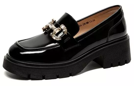 Лоферы женские черный Satchi