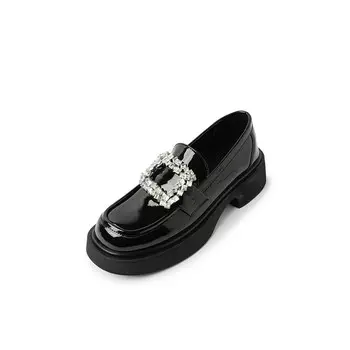 Лоферы женские черный Schilling