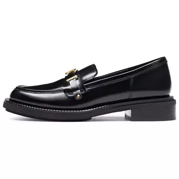 Лоферы женские черный Staccato