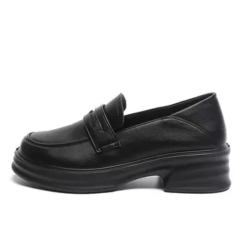 Лоферы женские черный Warrior