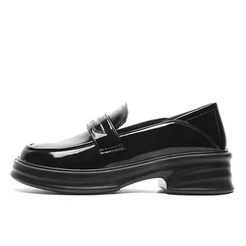 Лоферы женские черный Warrior