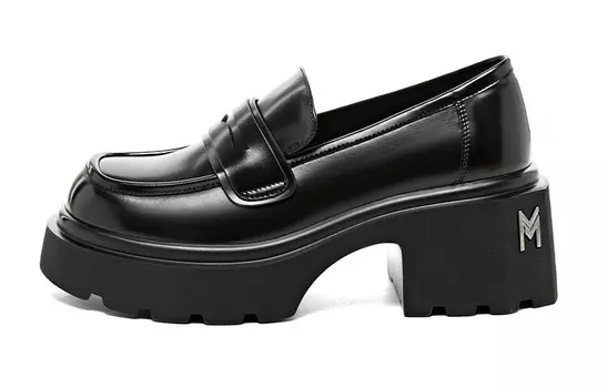 Лоферы женские черный Zgr