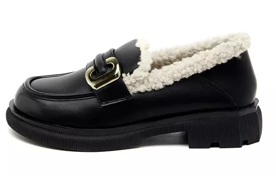 Лоферы женские черный Zgr