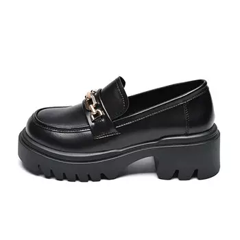 Лоферы женские черный Zhr